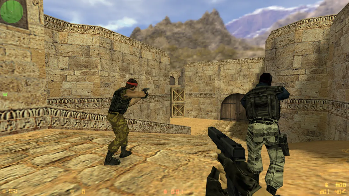 Скриншот классической сборки CS 1.6